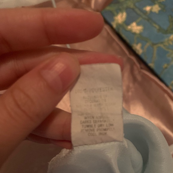 1950s baby blue lace slip dress size S - Picture 6 of 6